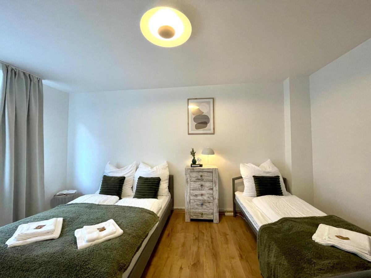 Downtown Apartment By Ninja Spaces - Kingsize-Bett, Kueche, Netflix, Terrasse Wuppertal Exteriér fotografie