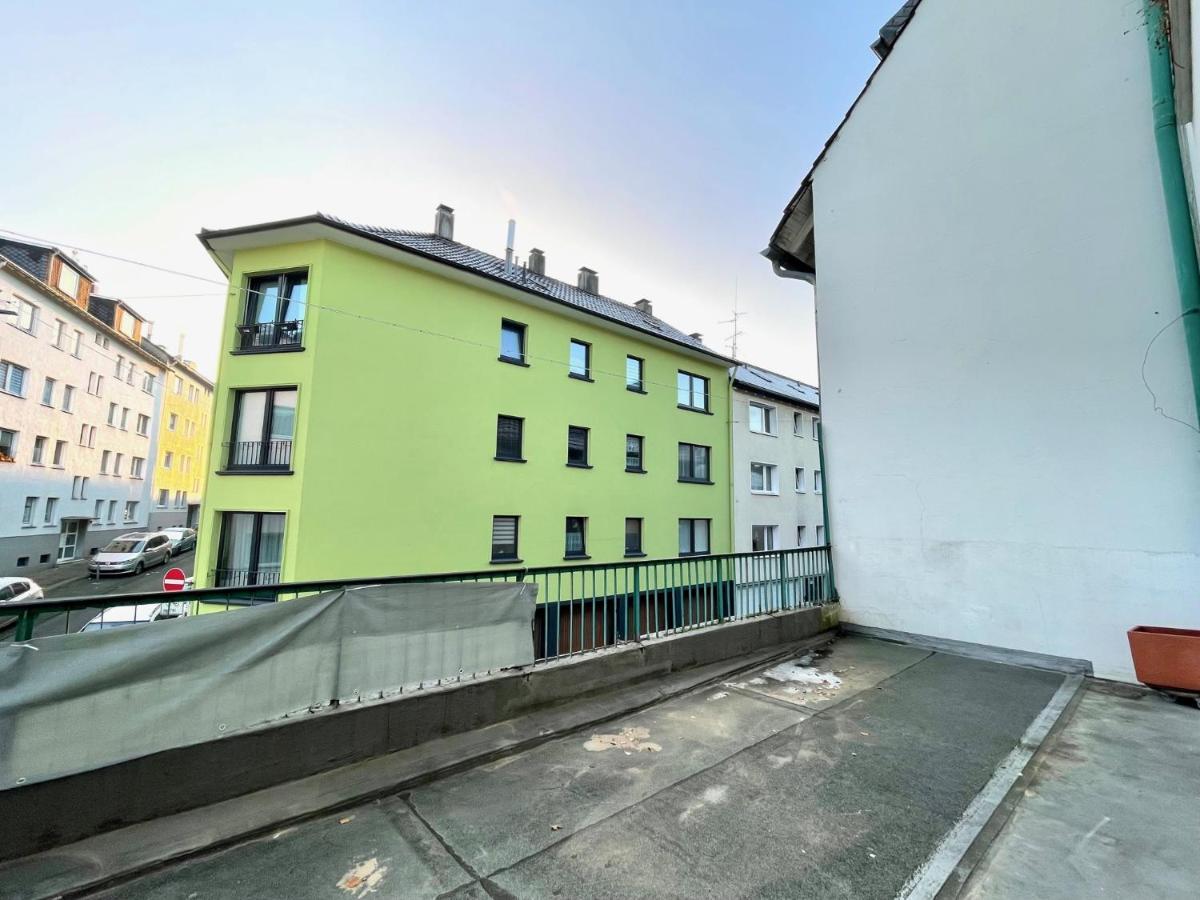 Downtown Apartment By Ninja Spaces - Kingsize-Bett, Kueche, Netflix, Terrasse Wuppertal Exteriér fotografie